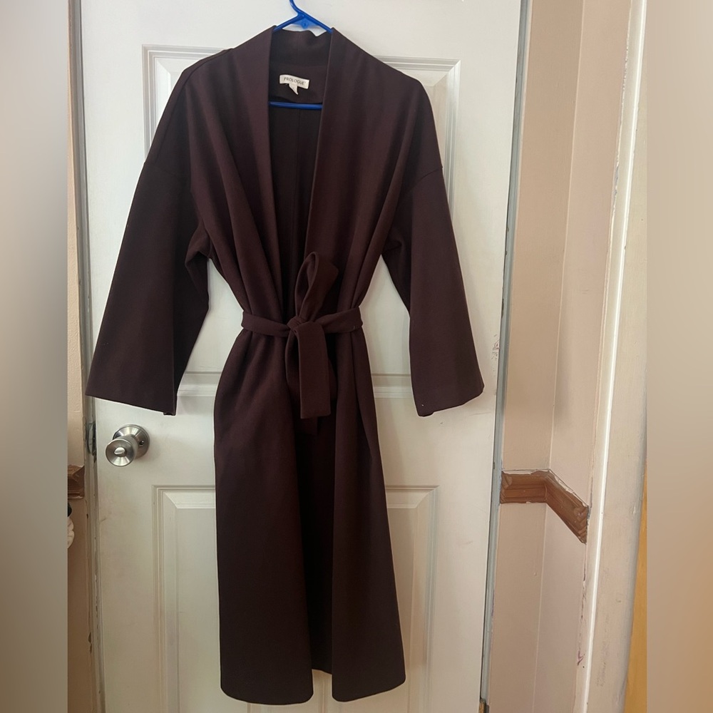Prologue Plum Trench Coat